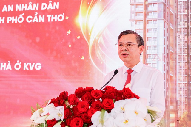Khởi công Dự án Xây dựng nhà ở lực lượng vũ trang Công an nhân dân TP Cần Thơ- Ảnh 6.