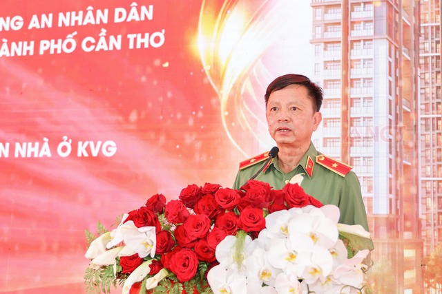 Khởi công Dự án Xây dựng nhà ở lực lượng vũ trang Công an nhân dân TP Cần Thơ- Ảnh 7.