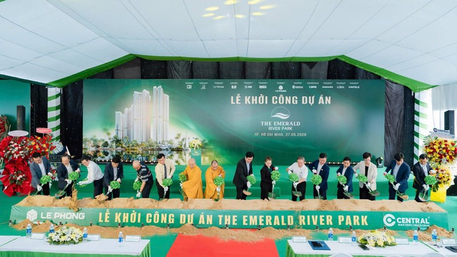 TP.HCM: Khởi công dự án Khu căn hộ cao cấp The Emerald River Park- Ảnh 1. TP.HCM: Khởi công dự án Khu căn hộ cao cấp The Emerald River Park- Ảnh 1.