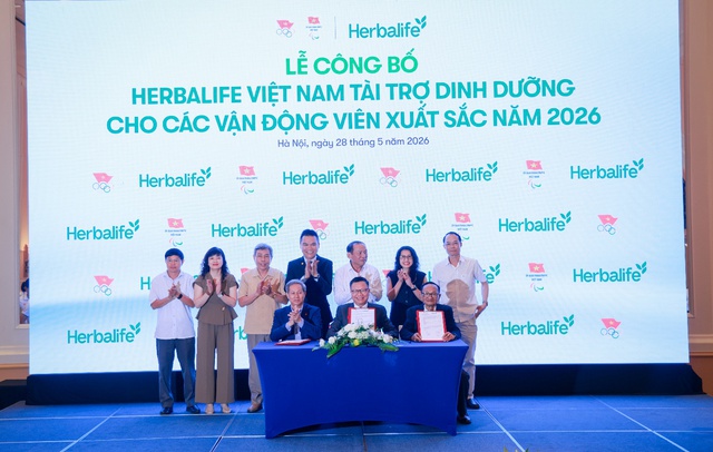 Herbalife Việt Nam tài trợ sản phẩm dinh dưỡng
cho các vận động viên xuất sắc Việt Nam năm 2026- Ảnh 2. Herbalife Việt Nam tài trợ sản phẩm dinh dưỡng
cho các vận động viên xuất sắc Việt Nam năm 2026- Ảnh 2.