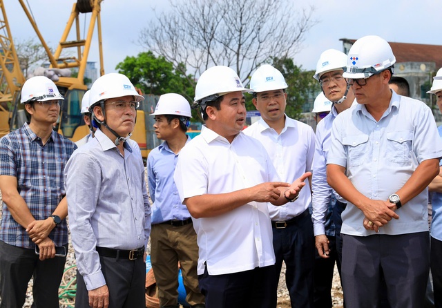 Bí thư Thành ủy Hà Nội kiểm tra tiến độ một số dự án trên địa bàn thành phố- Ảnh 5.