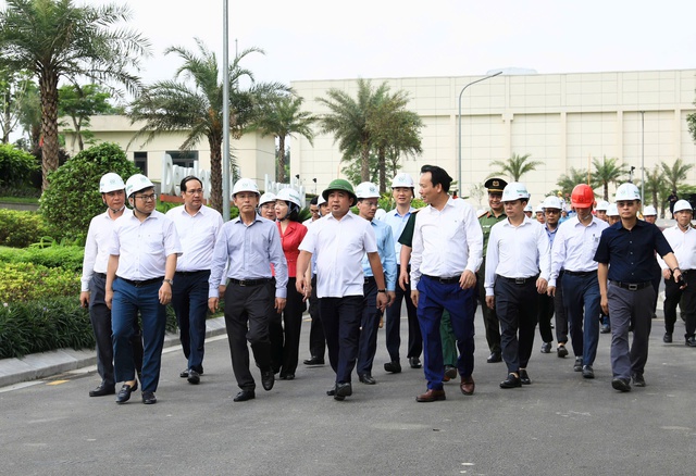 Bí thư Thành ủy Hà Nội kiểm tra tiến độ một số dự án trên địa bàn thành phố- Ảnh 6.