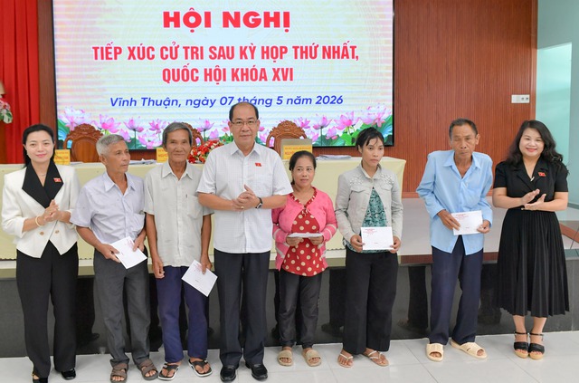 Đoàn ĐBQH tỉnh An Giang, đơn vị số 7 tiếp xúc cử tri xã Vĩnh Thuận sau Kỳ họp thứ nhất, Quốc hội khóa XVI- Ảnh 8.