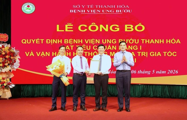 Bệnh viện Ung bướu tỉnh Thanh Hóa đạt tiêu chuẩn hạng I- Ảnh 2.