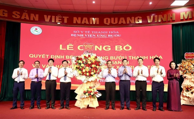 Bệnh viện Ung bướu tỉnh Thanh Hóa đạt tiêu chuẩn hạng I- Ảnh 1.