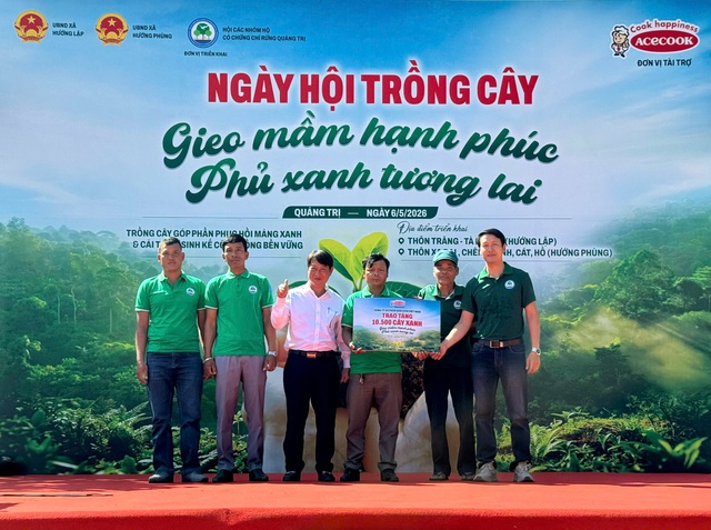 ACECOOK Việt Nam khởi động dự án trồng 10.500 cây xanh tại tỉnh Quảng Trị: “Gieo mầm hạnh phúc - phủ xanh tương lai”
- Ảnh 2.