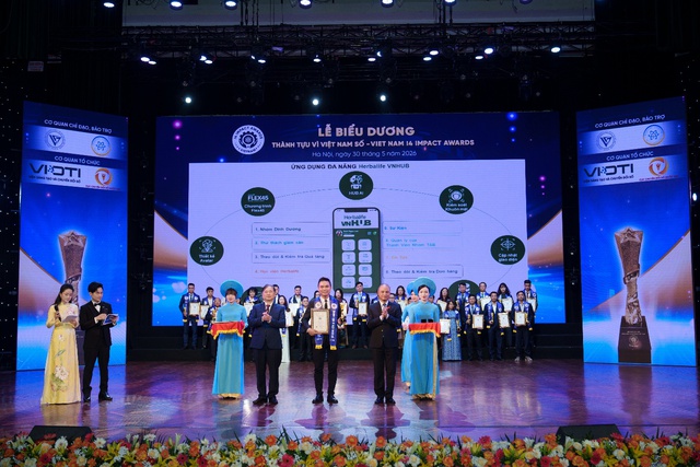 Herbalife Việt Nam đạt giải thưởng “Dịch vụ Số Xuất sắc” với ứng dụng Herbalife VNHUB tại Chương trình “Biểu dương Thành tựu Tác động vì Việt Nam Số – Viet Nam I4 Impact Awards” 2026- Ảnh 1. Herbalife Việt Nam đạt giải thưởng “Dịch vụ Số Xuất sắc” với ứng dụng Herbalife VNHUB tại Chương trình “Biểu dương Thành tựu Tác động vì Việt Nam Số – Viet Nam I4 Impact Awards” 2026- Ảnh 1.