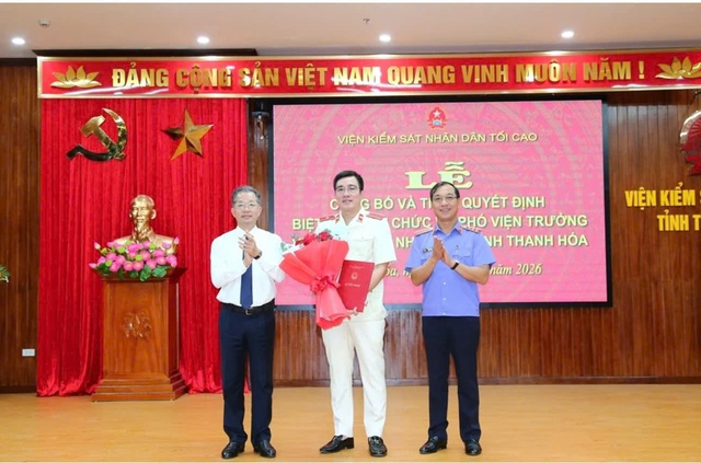 Viện Kiểm sát Nhân dân tỉnh Thanh Hóa có Tân Phó Viện trưởng- Ảnh 1.