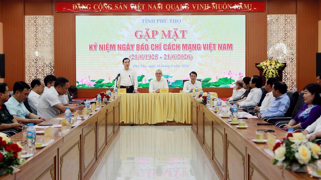 Phú Thọ gặp mặt báo chí nhân kỷ niệm 101 năm Ngày Báo chí Cách mạng Việt Nam- Ảnh 1. Phú Thọ gặp mặt báo chí nhân kỷ niệm 101 năm Ngày Báo chí Cách mạng Việt Nam- Ảnh 1.