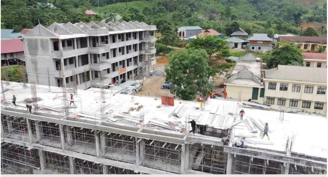 Thanh Hóa: Quyết tâm hoàn thành các trường học vùng biên đúng tiến độ- Ảnh 2.