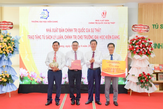 NXB Chính trị quốc gia Sự thật ký kết Quy chế phối hợp với Trường Đại học Kiên Giang- Ảnh 5.