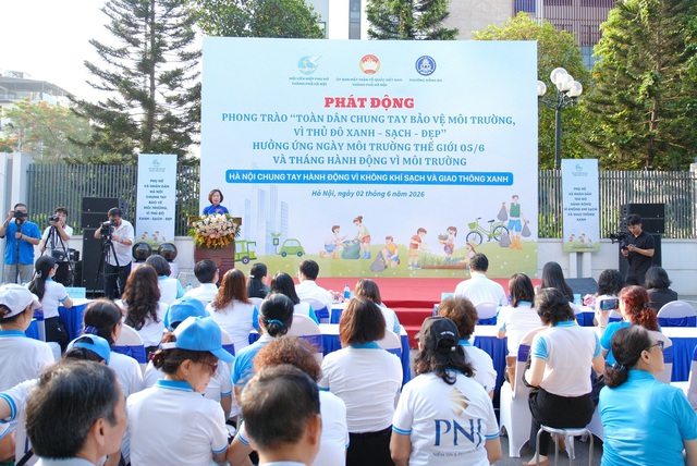 Toàn dân chung tay bảo vệ môi trường, vì Thủ đô xanh - sạch - đẹp- Ảnh 1. Toàn dân chung tay bảo vệ môi trường, vì Thủ đô xanh - sạch - đẹp- Ảnh 1.
