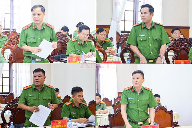 Giám đốc Công an TP Cần Thơ làm việc với Công an 7 phường về tình hình an ninh trật tự- Ảnh 2.