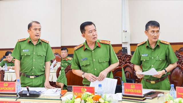 Giám đốc Công an TP Cần Thơ làm việc với Công an 7 phường về tình hình an ninh trật tự- Ảnh 3.