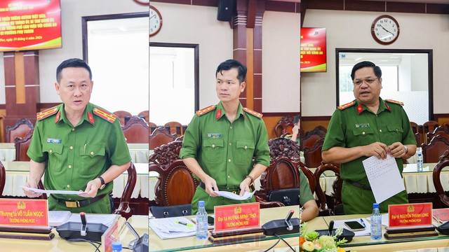 Giám đốc Công an TP Cần Thơ làm việc với Công an 7 phường về tình hình an ninh trật tự- Ảnh 4.