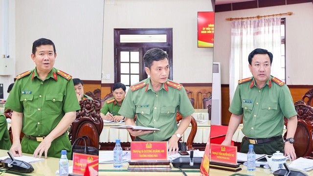 Giám đốc Công an TP Cần Thơ làm việc với Công an 7 phường về tình hình an ninh trật tự- Ảnh 5.