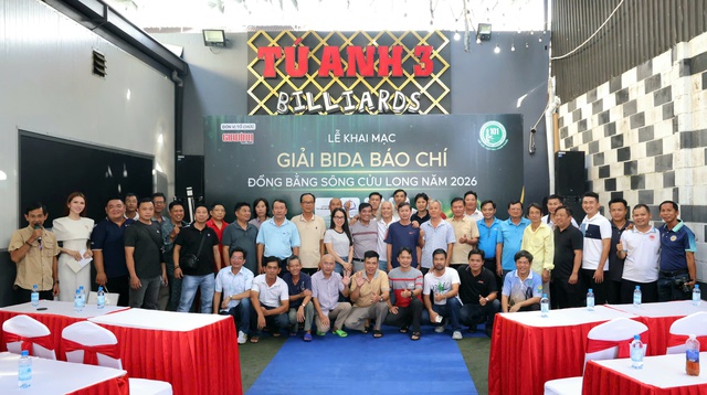 Bế mạc Giải Bida báo chí khu vực ĐBSCL lần thứ XVIII - năm 2026- Ảnh 2. Bế mạc Giải Bida báo chí khu vực ĐBSCL lần thứ XVIII - năm 2026- Ảnh 2.