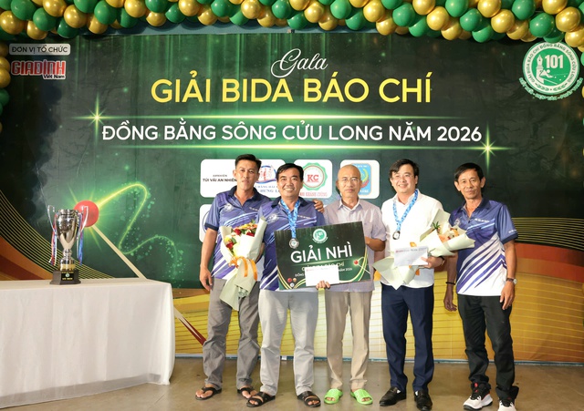 Bế mạc Giải Bida báo chí khu vực ĐBSCL lần thứ XVIII - năm 2026- Ảnh 4. Bế mạc Giải Bida báo chí khu vực ĐBSCL lần thứ XVIII - năm 2026- Ảnh 4.