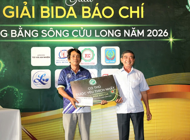 Bế mạc Giải Bida báo chí khu vực ĐBSCL lần thứ XVIII - năm 2026- Ảnh 7. Bế mạc Giải Bida báo chí khu vực ĐBSCL lần thứ XVIII - năm 2026- Ảnh 7.