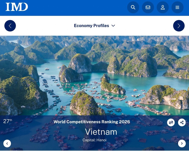 Việt Nam lần đầu góp mặt trong bảng xếp hạng năng lực cạnh tranh toàn cầu - Ảnh 1.