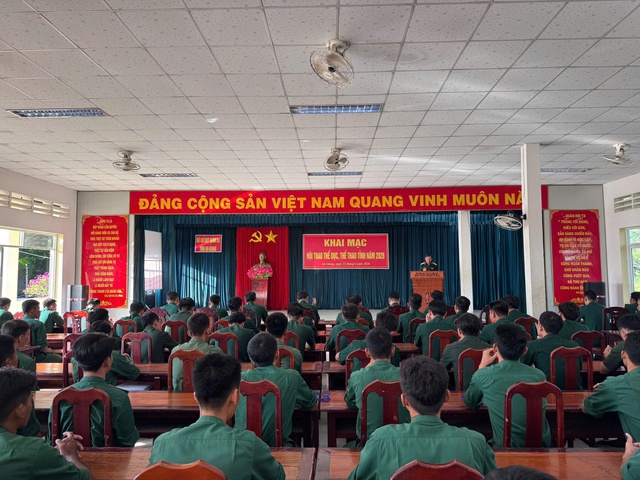 Bộ CHQS tỉnh An Giang khai mạc Hội thao TDTT năm 2026- Ảnh 1.