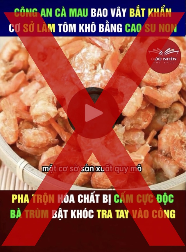 Cà Mau bác thông tin không đúng sự thật liên quan đến sản phẩm tôm khô- Ảnh 1.