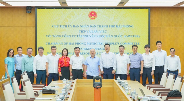 Hải Phòng tạo mọi điều kiện thuận lợi để K-Water (Hàn Quốc) phát triển hạ tầng nước thông minh - Ảnh 2.