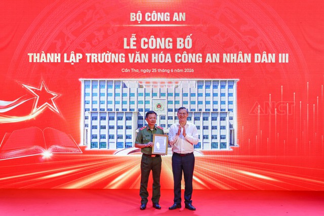 Bộ Công an công bố quyết định thành lập Trường Văn hóa Công an nhân dân III tại TP Cần Thơ- Ảnh 8.