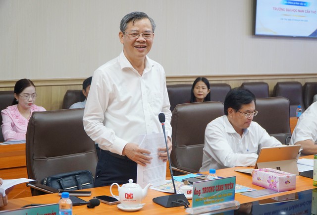 Lãnh đạo UBND TP Cần Thơ làm việc với Trường Đại học Nam Cần Thơ- Ảnh 4.