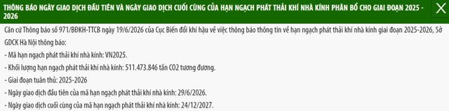 Lộ diện sản phẩm đầu tiên của Sàn giao dịch carbon trong nước- Ảnh 1.