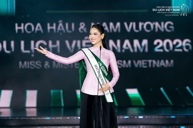 Á hậu 1 Trần Thị Mỹ Phụng: Người đẹp An Giang tỏa sáng tại Hoa hậu - Nam vương Du lịch Việt Nam 2026- Ảnh 2.