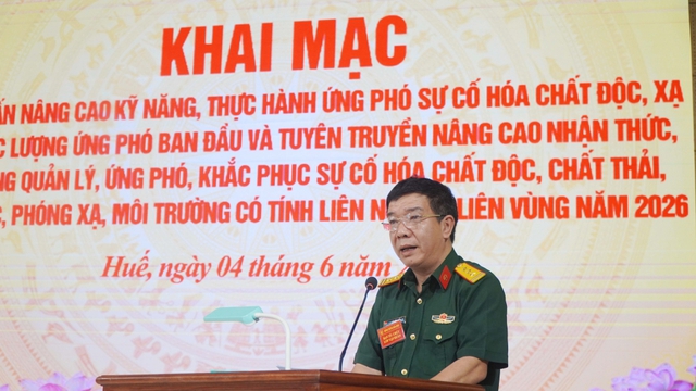 TP Huế: Tập huấn về kỹ năng ứng phó sự cố hóa chất độc, xạ và môi trường- Ảnh 2.