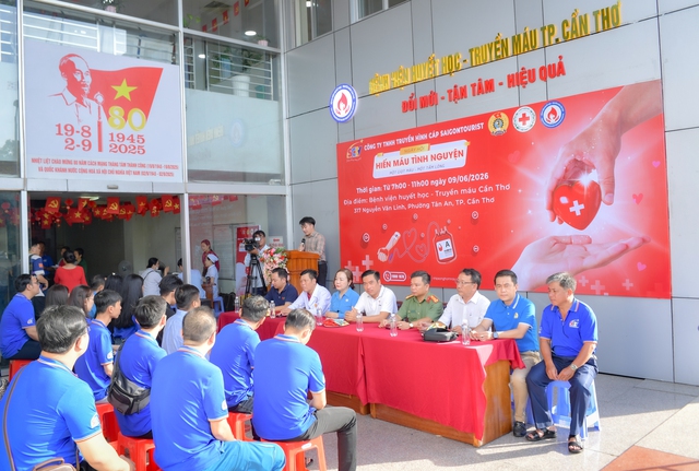 TP. Cần Thơ: Ngày hội Hiến máu tình nguyện SCTV 2026- Ảnh 1. TP. Cần Thơ: Ngày hội Hiến máu tình nguyện SCTV 2026- Ảnh 1.