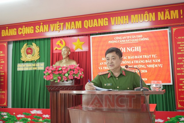 Cần Thơ: Lực lượng CSGT quyết tâm hoàn thành nhiệm vụ bảo đảm TTATGT năm 2026- Ảnh 5.