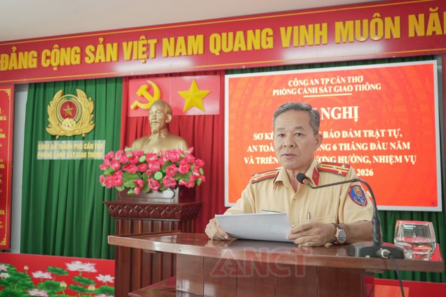 Cần Thơ: Lực lượng CSGT quyết tâm hoàn thành nhiệm vụ bảo đảm TTATGT năm 2026- Ảnh 2.