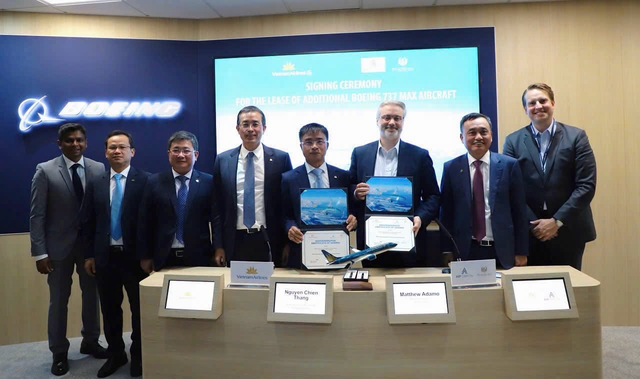 Vietnam Airlines ký thỏa thuận thuê thêm 19 máy bay Boeing 737 MAX 8- Ảnh 1.