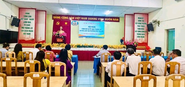 TP.Hồ Chí Minh - Chi hội Luật gia phường Phú Thọ Hoà: Góp phần giải quyết các phát sinh ngay tại cơ sở  - Ảnh 1.