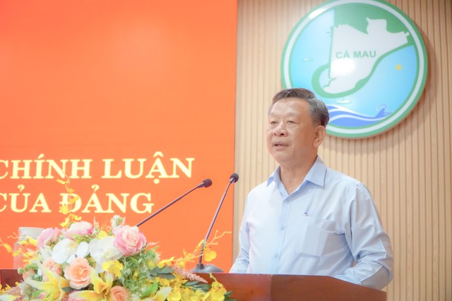 Cà Mau trao giải Cuộc thi chính luận về Bảo vệ nền tảng tư tưởng của Đảng lần thứ V năm 2026 - Ảnh 3.
