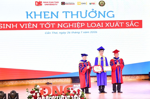 Trường Đại học Nam Cần Thơ trao bằng tốt nghiệp đợt 1 - năm 2026 cho hơn 3.500 sinh viên- Ảnh 1.
