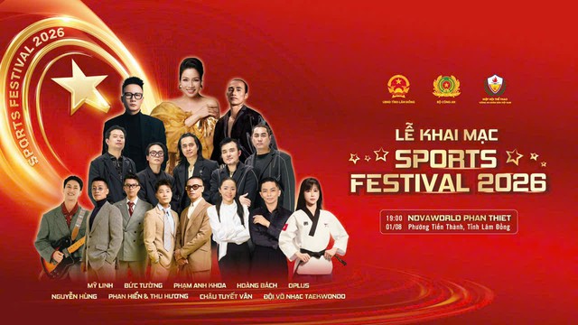 Lễ khai mạc Sport Festival 2026: Bùng nổ, lan tỏa tinh thần thể thao đến cộng đồng  - Ảnh 2.