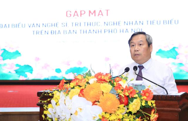 Văn nghệ sĩ, trí thức, nghệ nhân giữ gìn bản sắc văn hóa Thăng Long - Hà Nội - Ảnh 3.