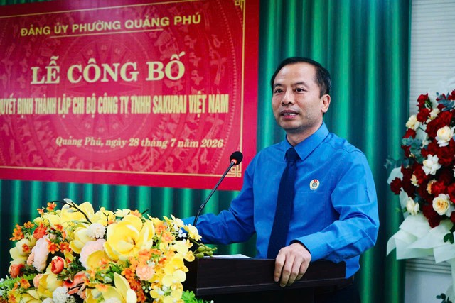 Chi bộ tại Sakurai Việt Nam: Bước đi tăng cường liên kết giữa Đảng, doanh nghiệp và người lao động- Ảnh 2.