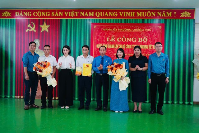 Chi bộ tại Sakurai Việt Nam: Bước đi tăng cường liên kết giữa Đảng, doanh nghiệp và người lao động- Ảnh 1.