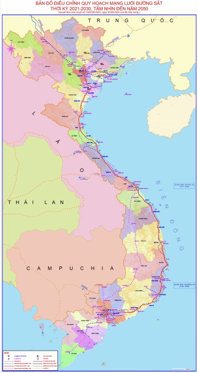 Điều chỉnh quy hoạch đường sắt tầm nhìn đến năm 2050 - Ảnh 1.