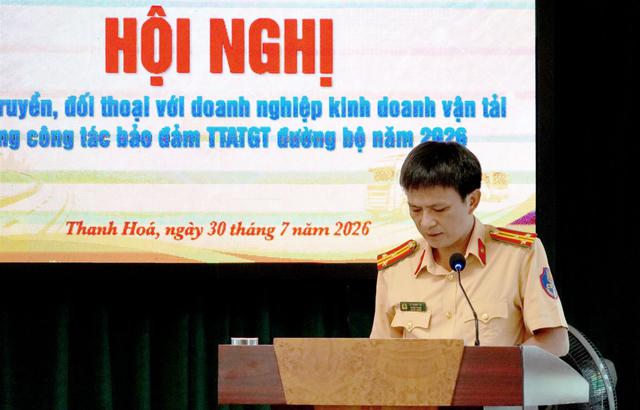 Thanh Hóa: Tuyên truyền, đối thoại nâng cao trách nhiệm doanh nghiệp vận tải- Ảnh 2.