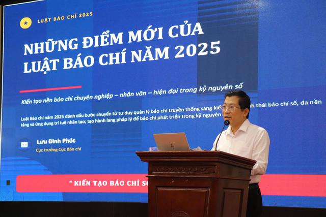 Cục Báo chí tổ chức Hội nghị quán triệt, tập huấn Luật Báo chí năm 2025- Ảnh 2.