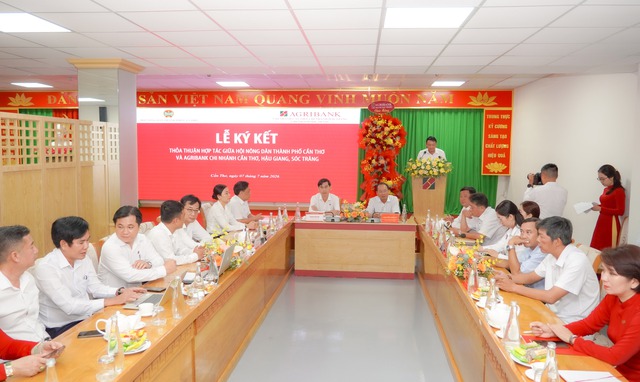 Ký kết thỏa thuận triển khai tín dụng phục vụ phát triển nông nghiệp, nông thôn- Ảnh 1.