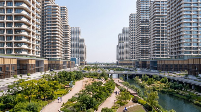 Hà Nội: Khởi công hai khu đô thị kết nối liên thông Trục đại lộ cảnh quan sông Hồng- Ảnh 1.