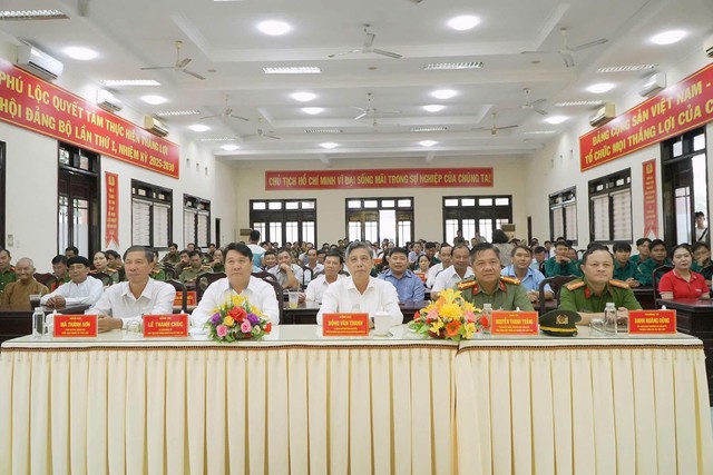 Xã Phú Lộc chung sức, đồng lòng xây dựng thế trận an ninh nhân dân vững chắc- Ảnh 1.