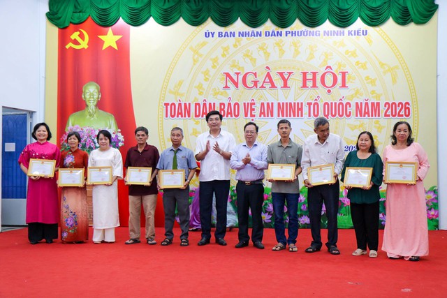Phường Ninh Kiều tổ chức Ngày hội Toàn dân bảo vệ an ninh Tổ quốc năm 2026- Ảnh 6.